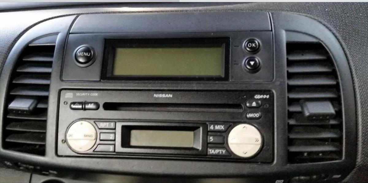 Nissan Micra K12 and C+C (20052010) Double DIN car radio